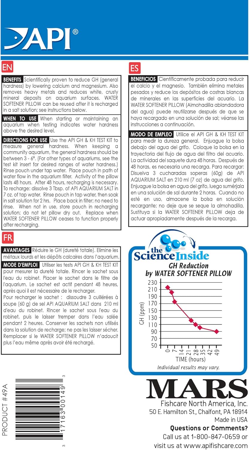 API Water Softener Pillow Size 5