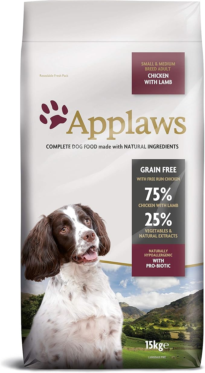 Applaws Dog Adult Chicken Lamb Small & Medium - 15KG