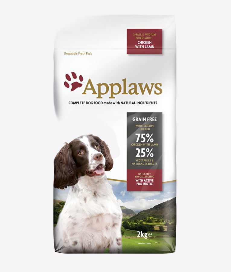 Applaws Dog Adult Chicken Lamb Small & Medium - 2KG