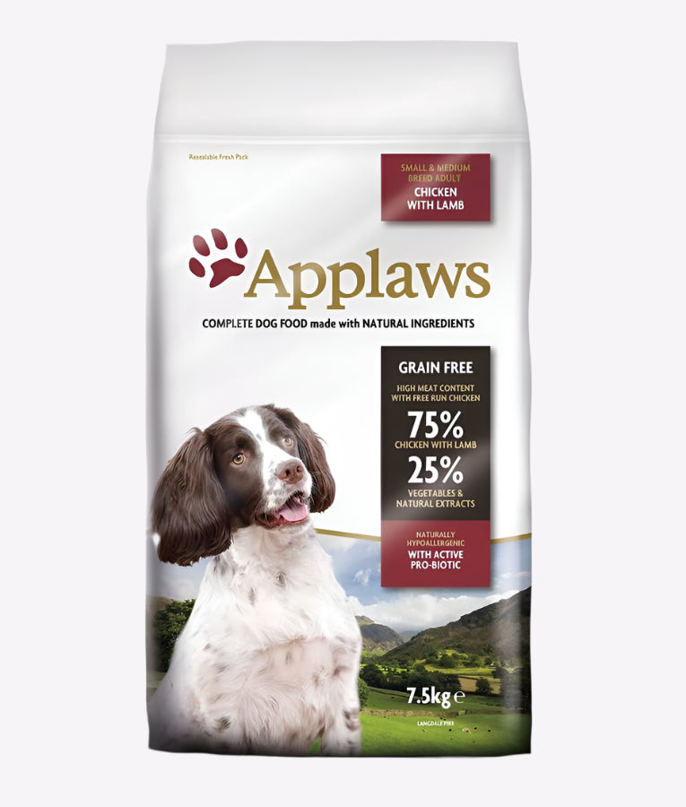 Applaws Dog Adult Chicken Lamb Small & Medium - 7.5KG