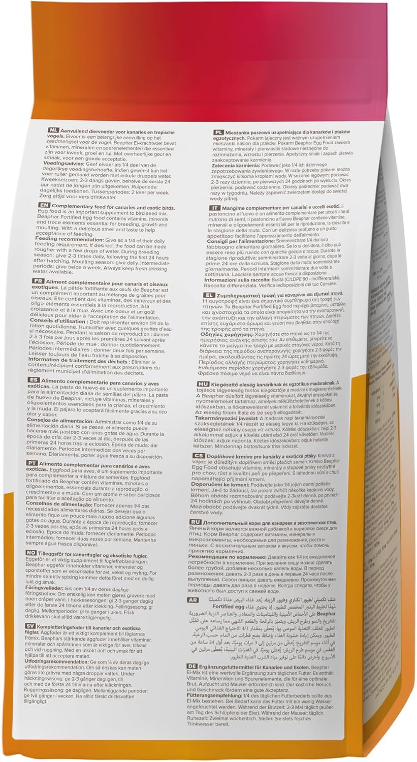 Beaphar Egg Food for Canaries and Exotic Birds 150 g