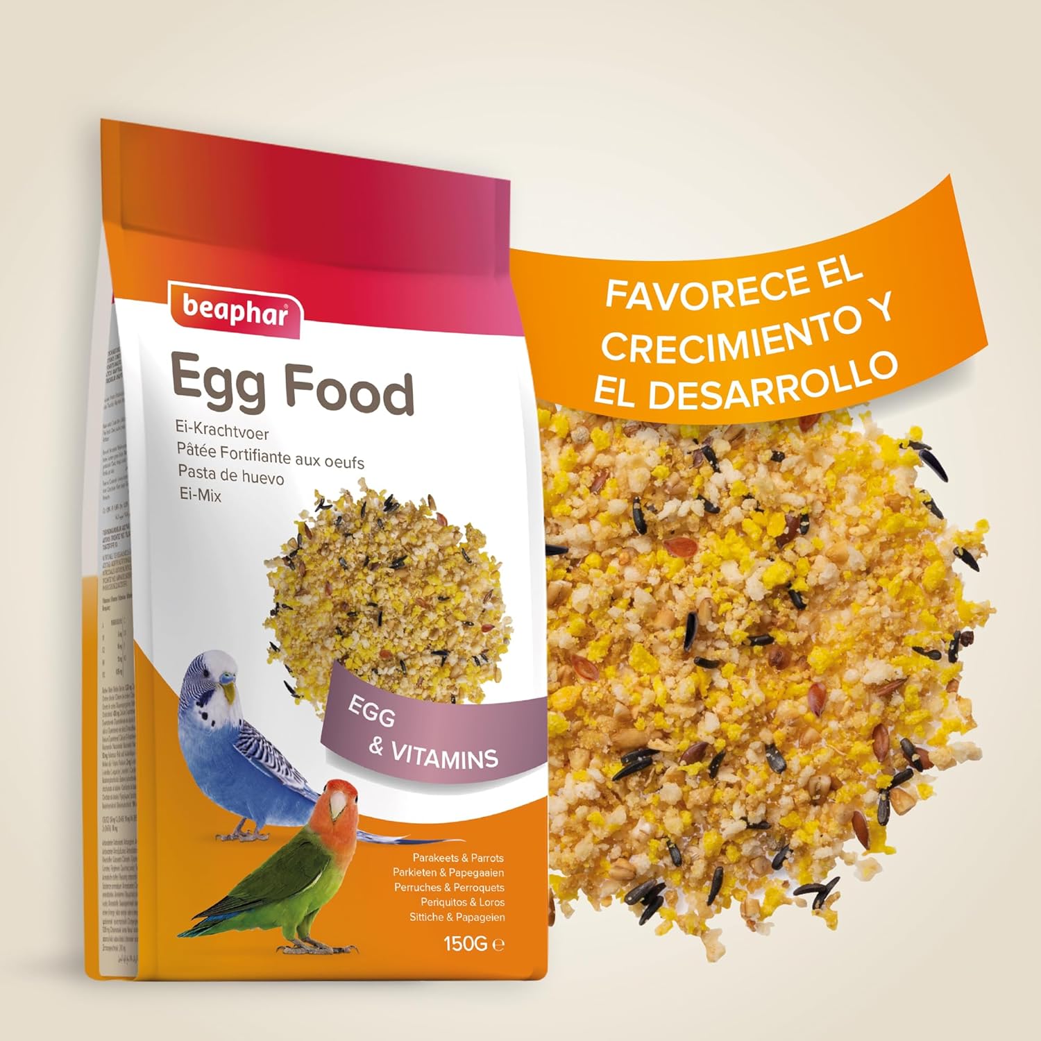 Beaphar Egg Food for Parakeets and Parrots150 g