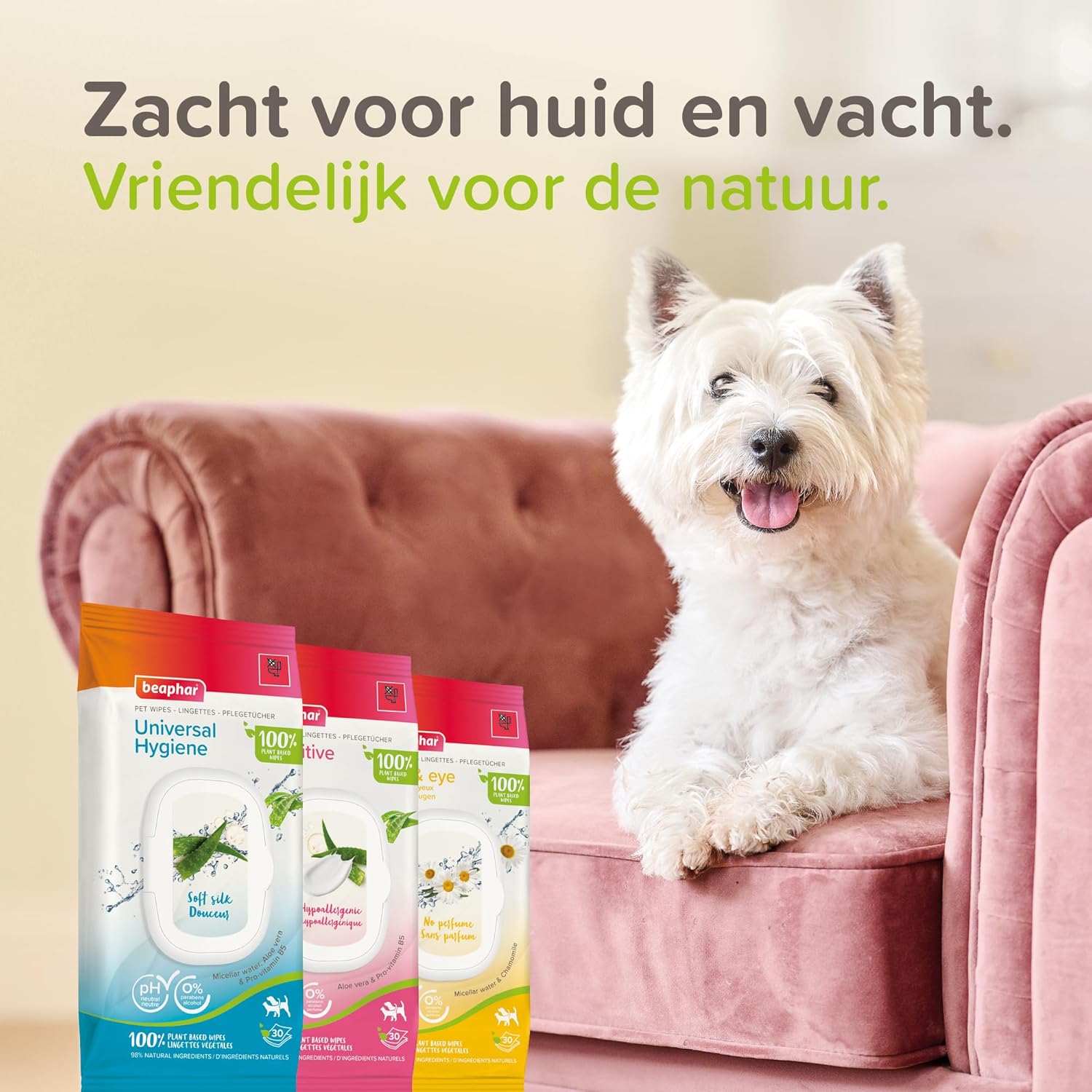 Beaphar Pet Wipes Ear & Eye (30 Wipes)