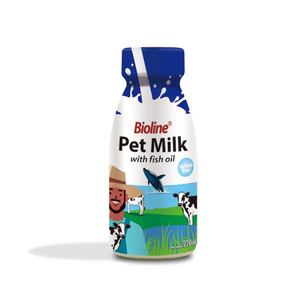 Bioline Pet Milk with Fish Oil for Cats & Dogs 220ml
