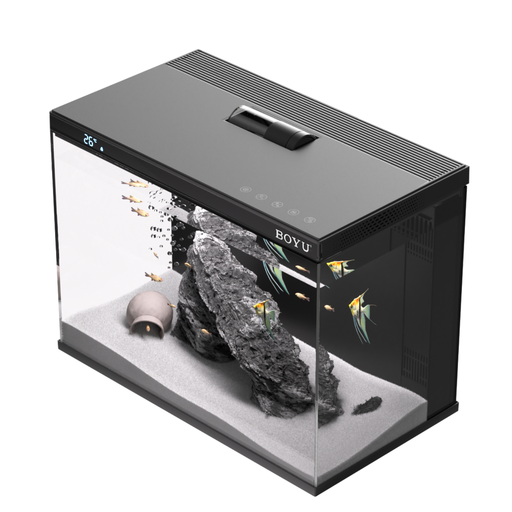 Boyu Cooke 1s Smart Aquarium With Feeder CK 15 (WiFi Version)-45.4x26.3x35.3cm (30 Litre)