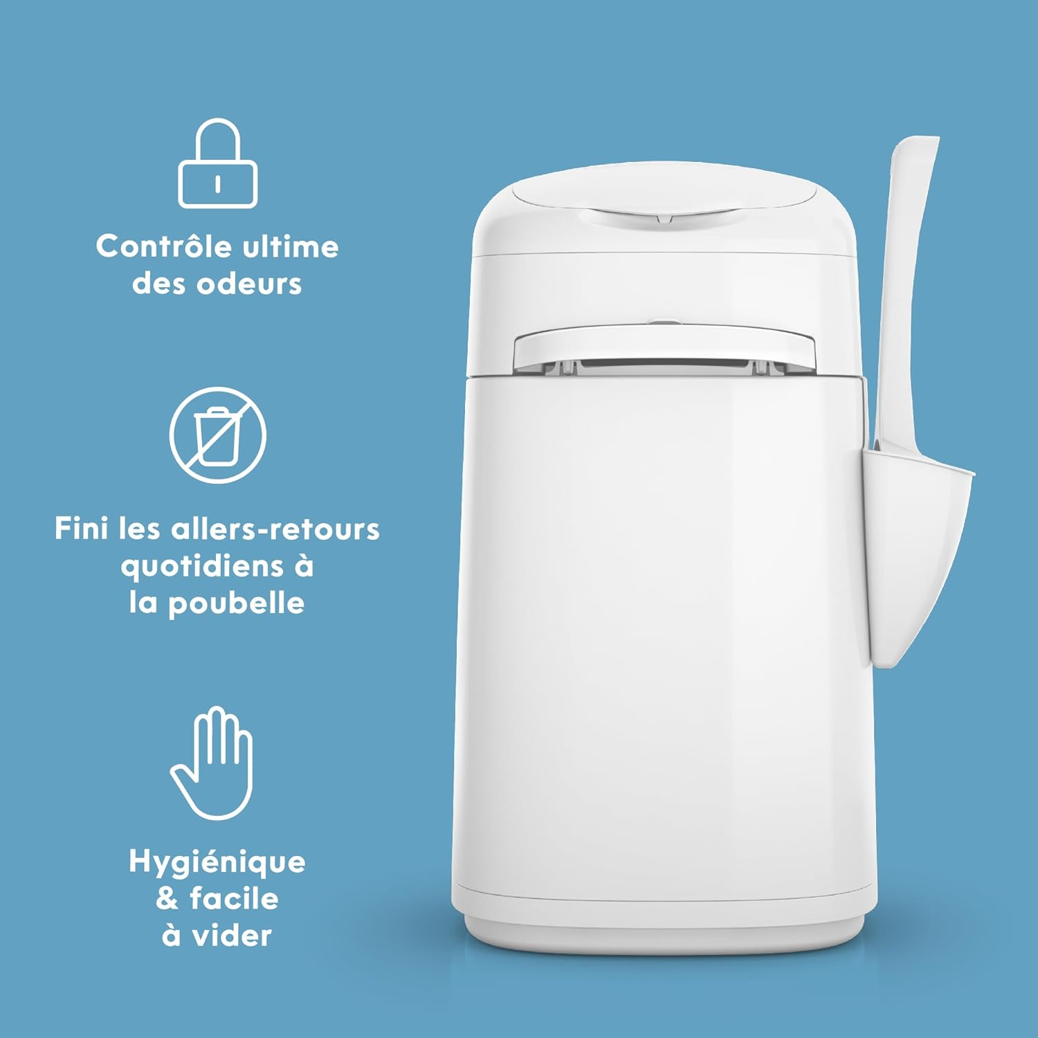 ⚠️ BROKEN TOP COVER — 80% OFF | Litter Genie Standard Pail, 6 Meters