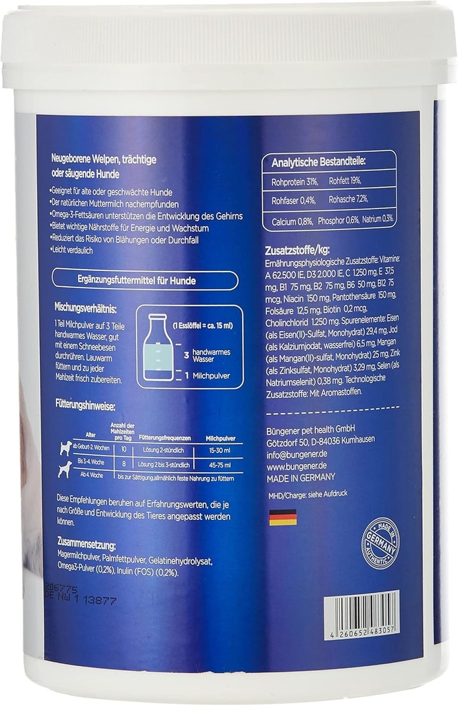 Bungener Puppy Essence Milk - 400g [Weight - 400g]