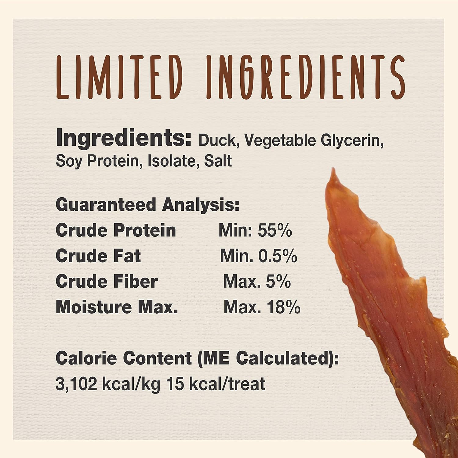 Cadet 3 oz. Duck Breast Dog Treats & Chews