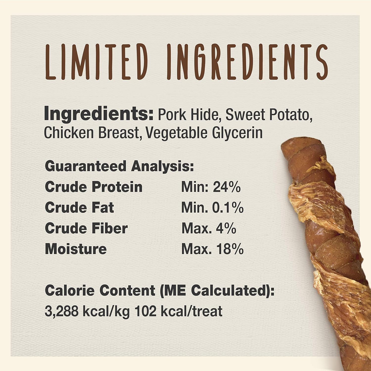 Cadet 6 pk. Chicken & Sweet Potato Triple Chew Treat Dog Treats & Chews