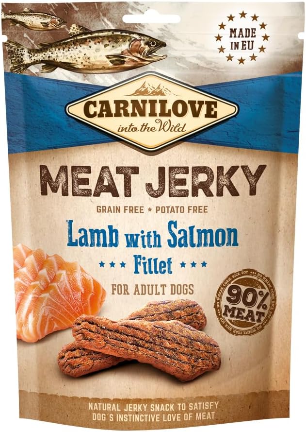 Carnilove Jerky Snack Lamb With Salmon Fillet 100g