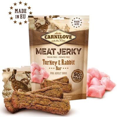 Carnilove Jerky Snack Turkey & Rabbit Bar 100g