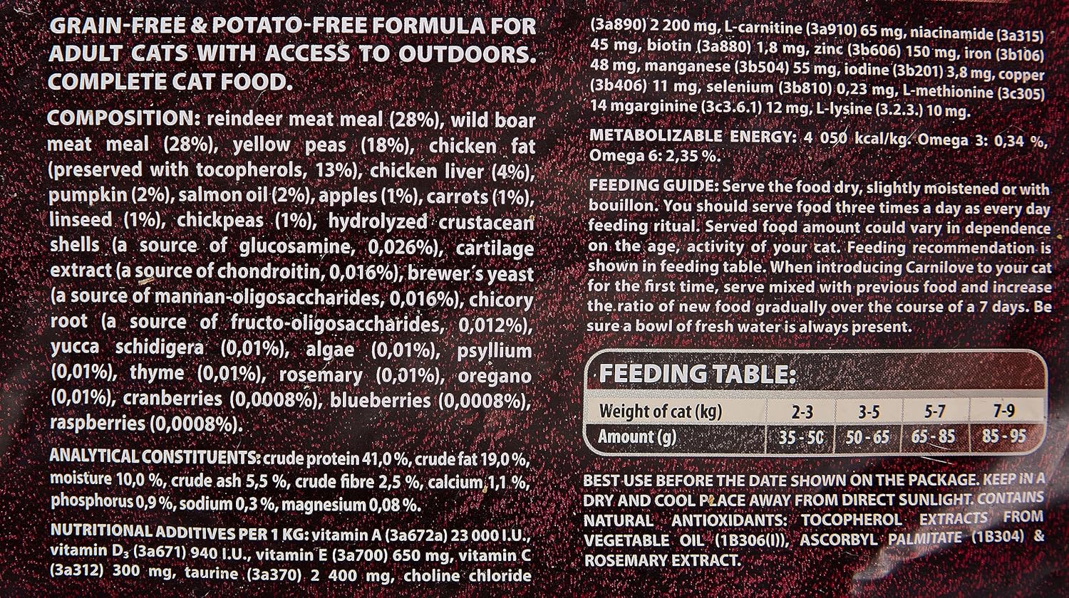 Carnilove Reindeer for Adult Cats 6kg