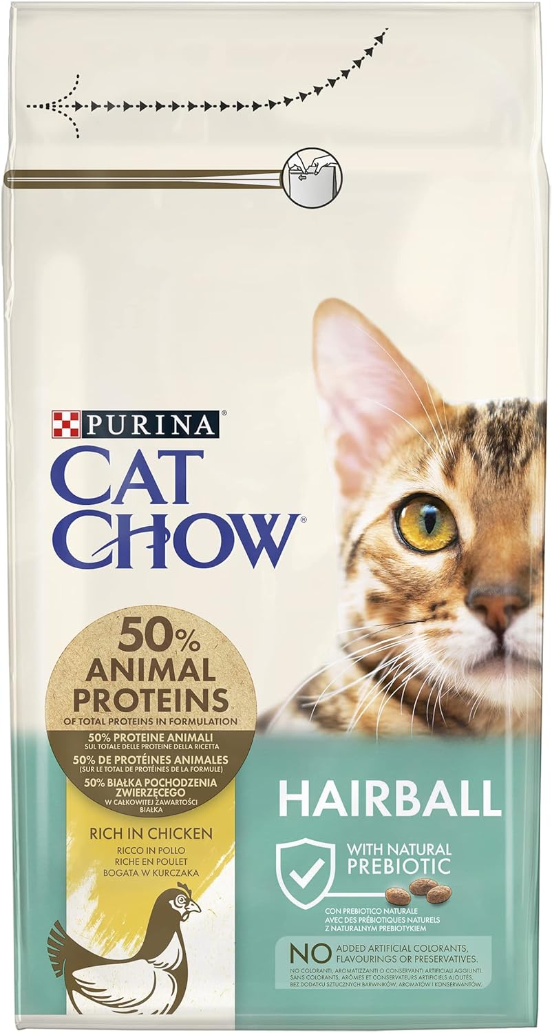 Cat Chow Hairball Control Chicken 1.5Kg