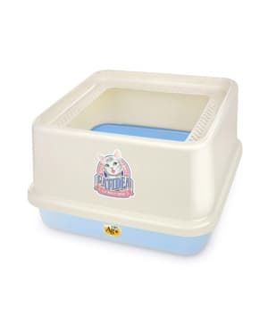 Catidea Top Entry Cat Litter Box-Sky Blue - Tray Only