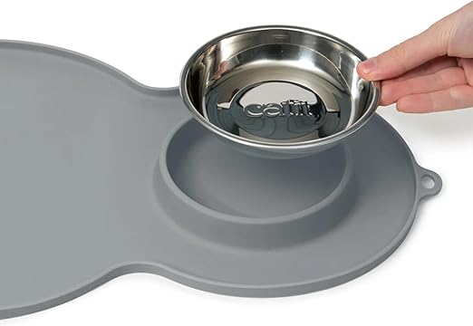 Catit Peanut Placemat Grey - Medium