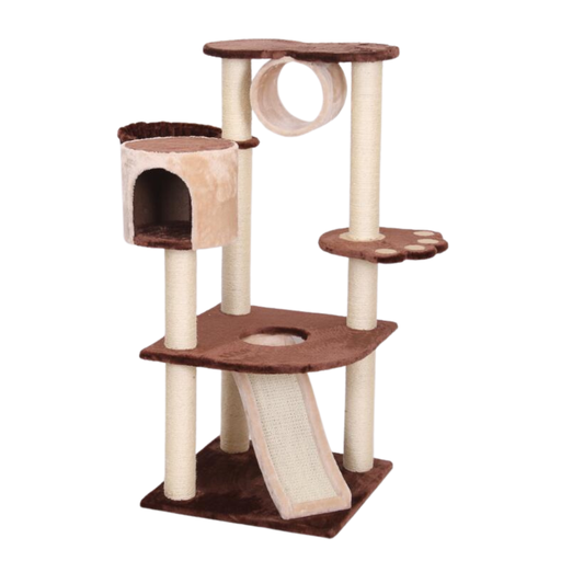 Catry Cat Tower With Scratcher 55X55X122Cm