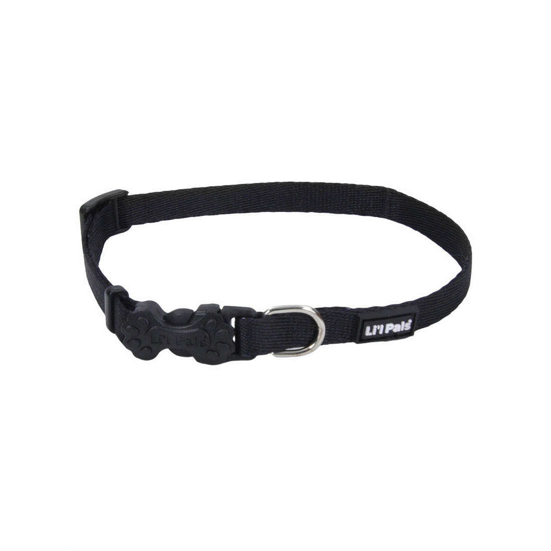 Coastal 5/16In Safe Cat Adj.Collar Black