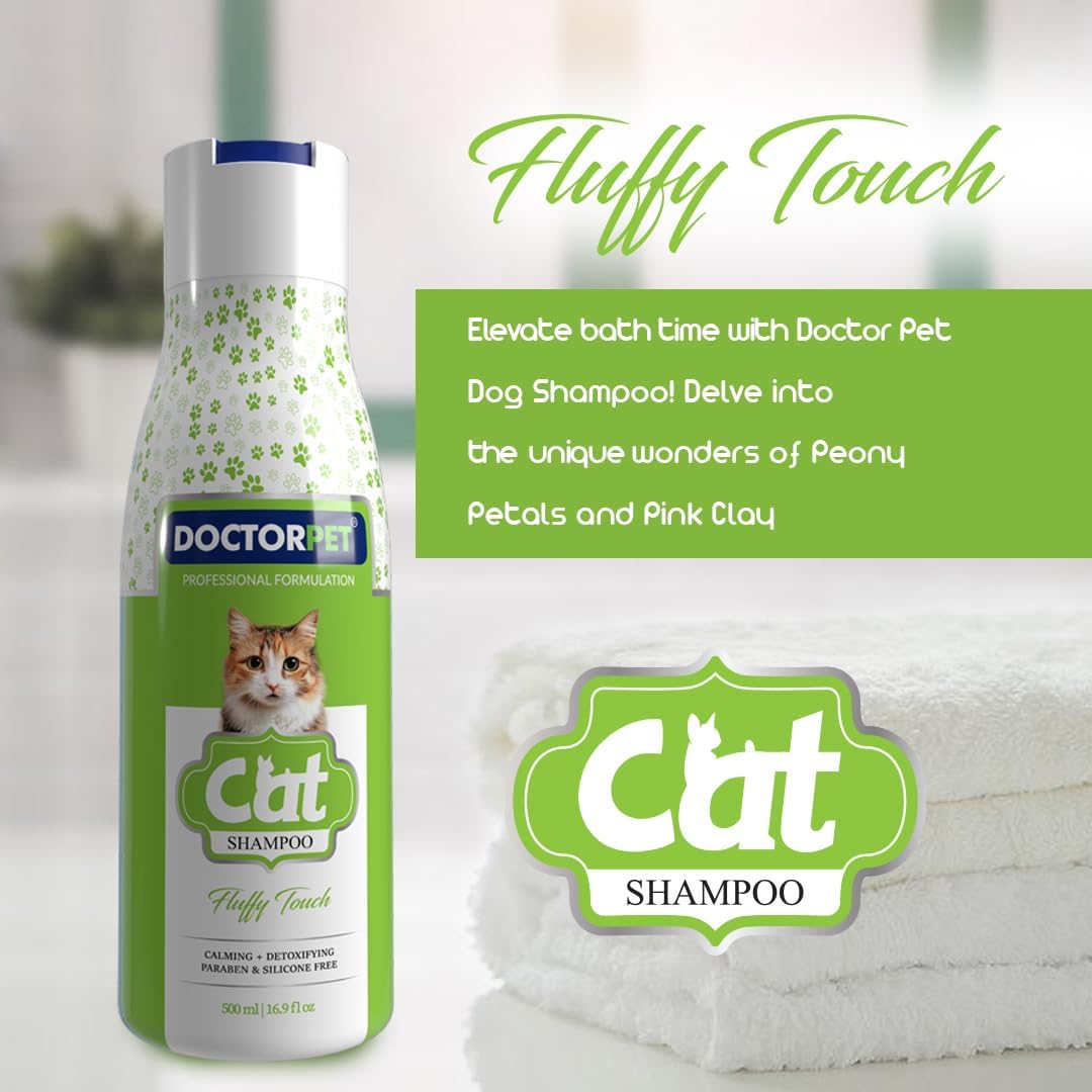 Doctor Pet Fluffy Touch Cat Shampoo - 500 ml