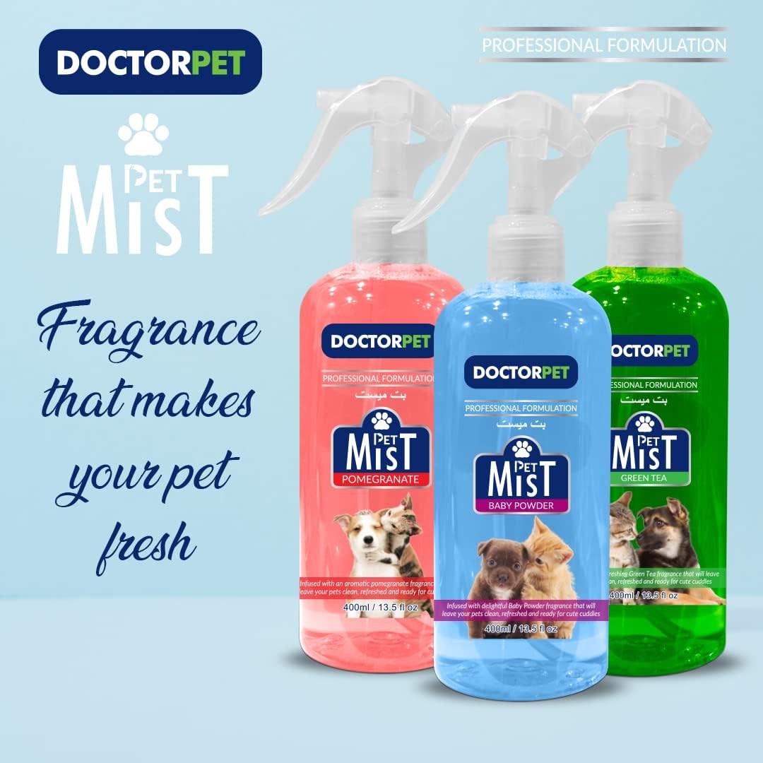 Doctor Pet Mist Baby Powder Fragrance for Dog and Cat - 400 ml