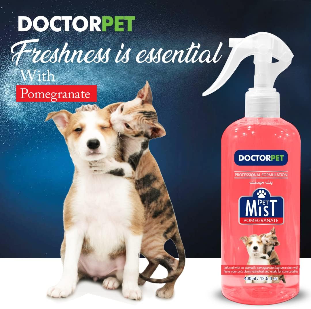 Doctor Pet Mist Pomegranate Fragrance Dog and Cat Shampoo - 400 ml