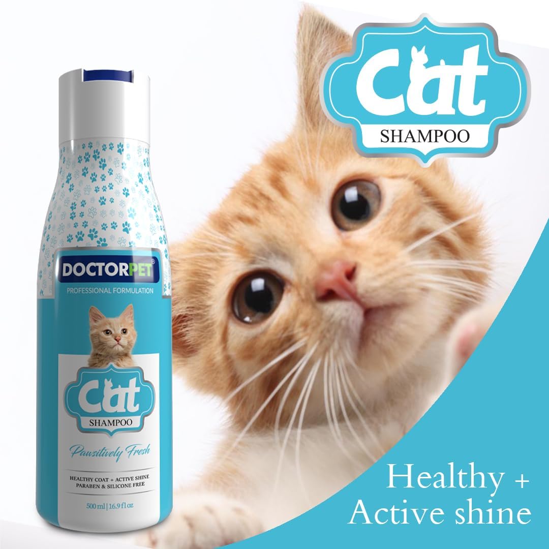 Doctor Pet Pawsitively Fresh Cat Shampoo - 500 ml