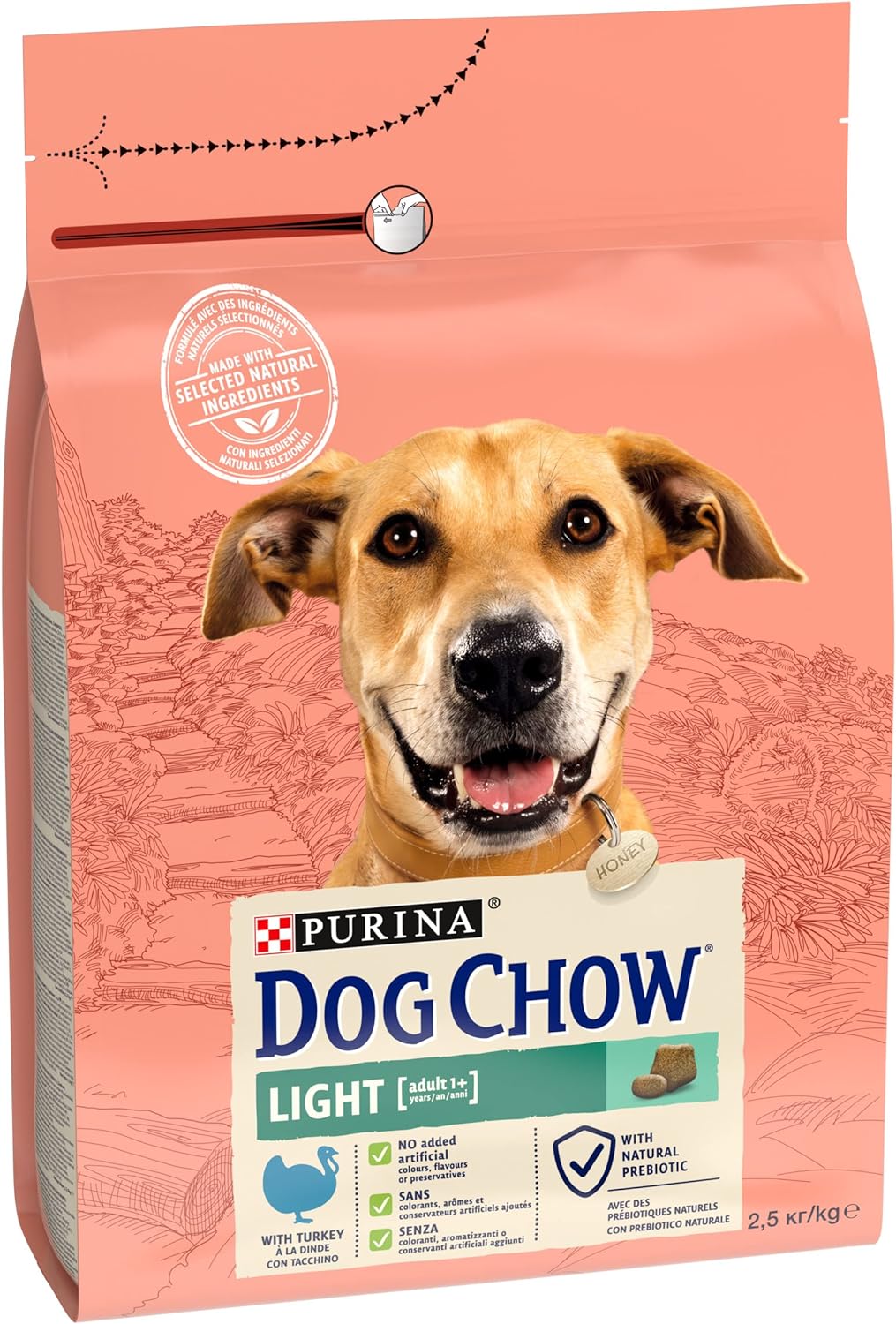 Dog Chow Light Turkey 2.5Kg