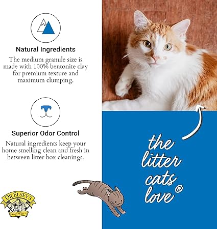 Dr Elseys Precious Cat Ultra Hard Clumping Non Scented 99% Dust Free 8kg-CAT LITTER