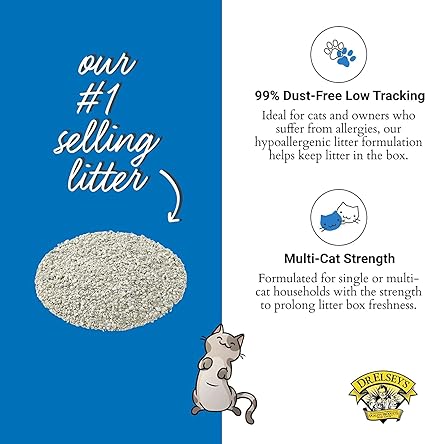 Dr Elseys Precious Cat Ultra Hard Clumping Non Scented 99% Dust Free 8kg-CAT LITTER