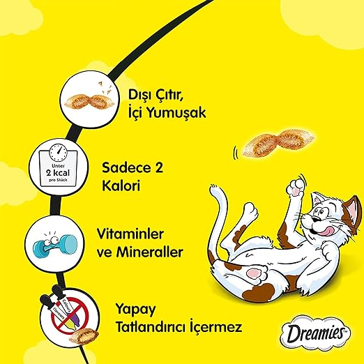 Dreamies Cat Food with Chicken 60g