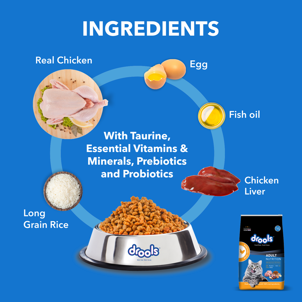 Drools Cat Chicken Dry Food 1.2kg