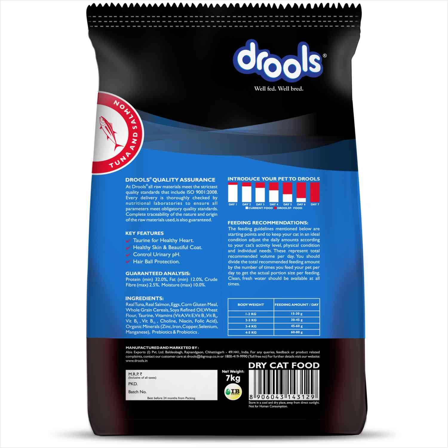 Drools Cat Tuna and Salmon 7kg