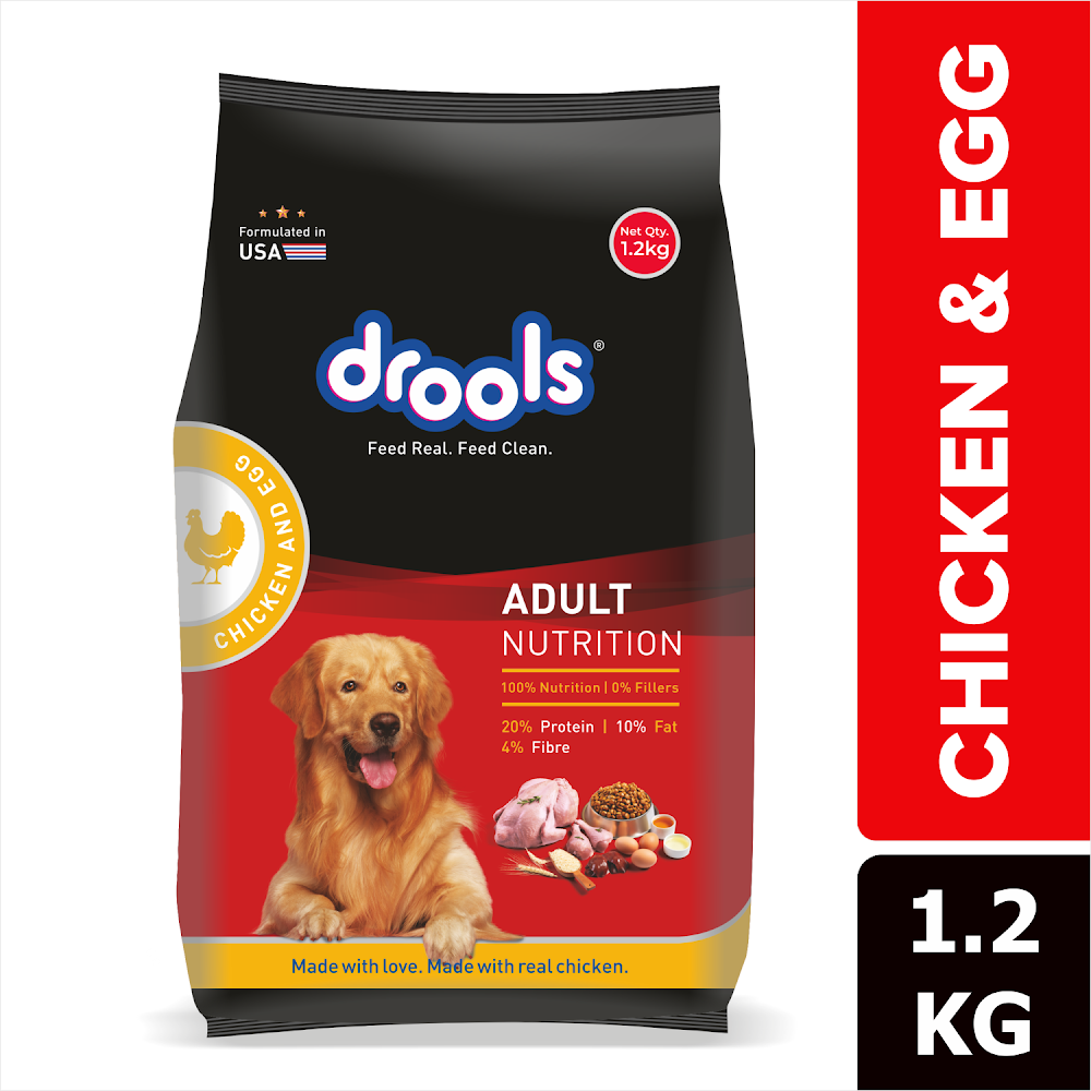 Drools Chicken and Egg Adult Dog Food, 1.2kg