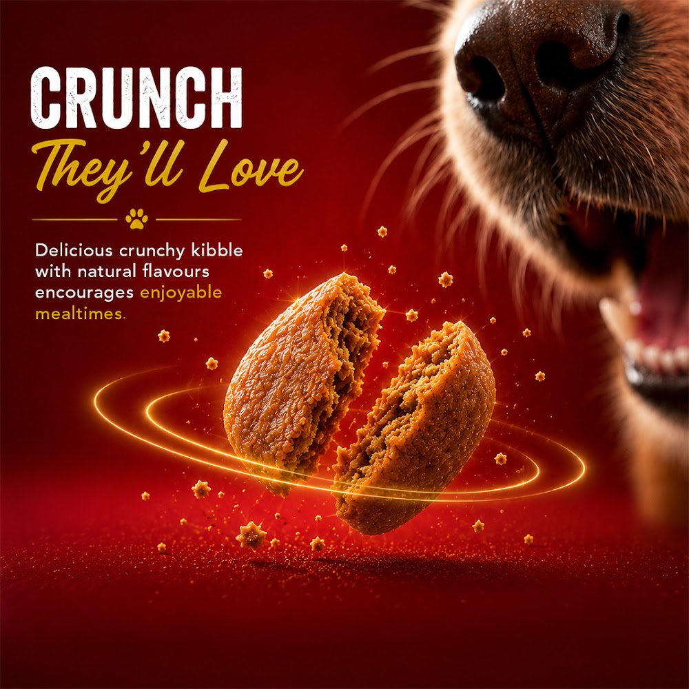 Drools Chicken and Egg Adult Dog Food, 3kg with Free 1.2kg