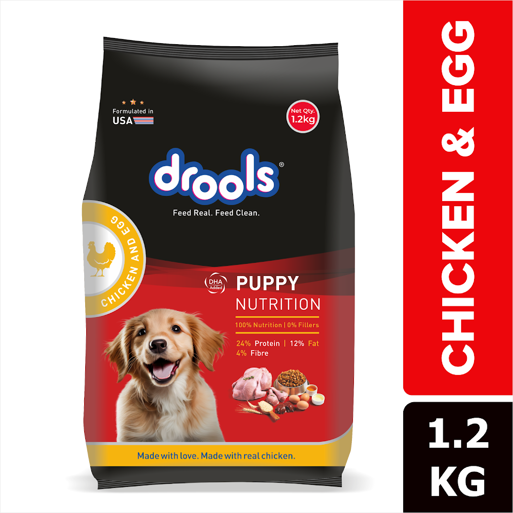 Drools Chicken and Egg Puppy Dog Food, 1.2kg