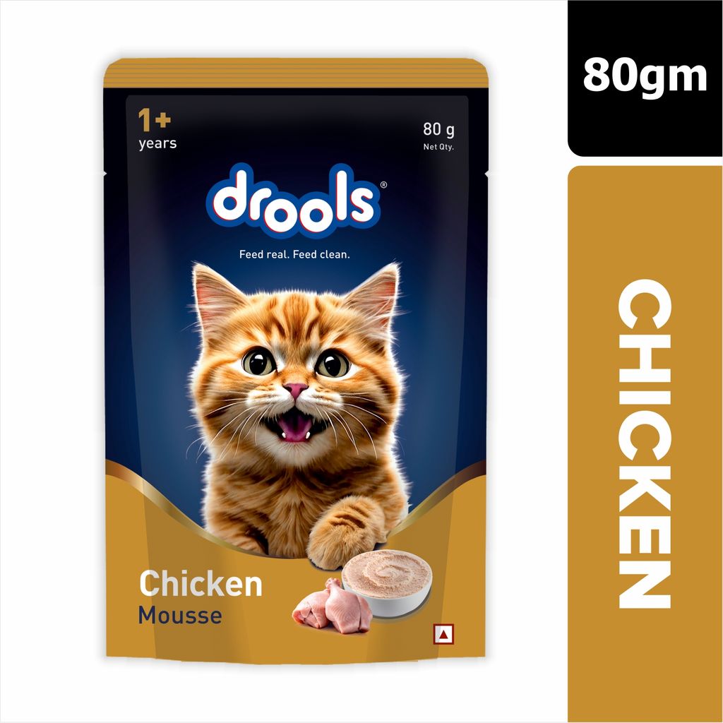 Drools Chicken Mousse Cat Wet Food 80gm