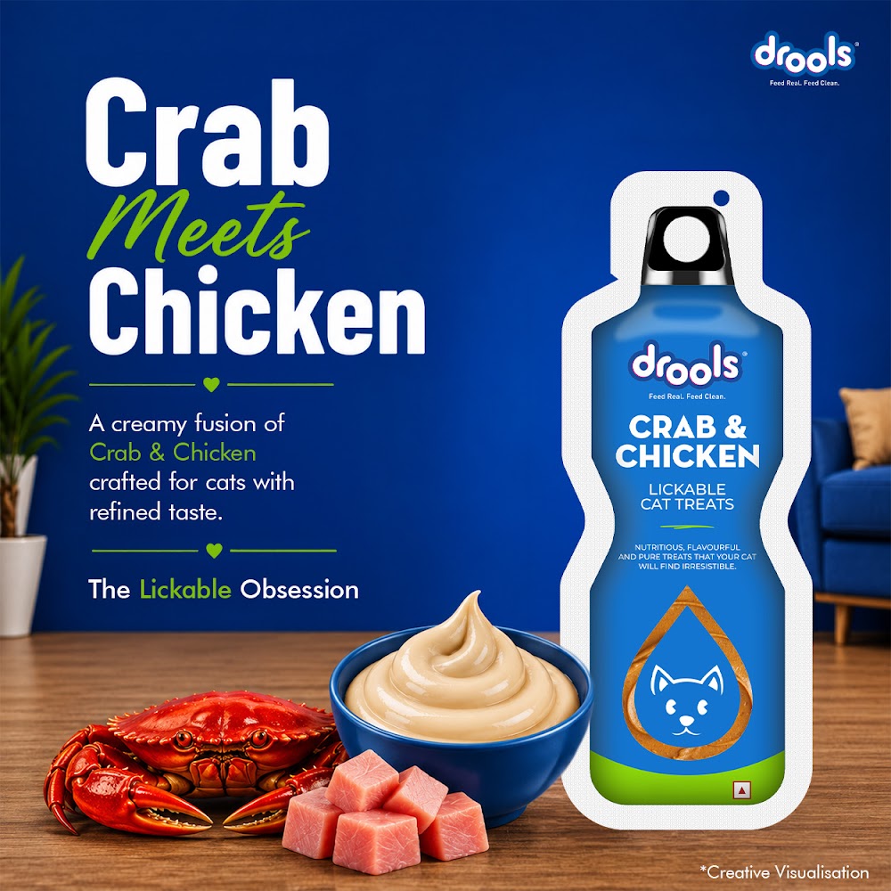 Drools Creamy Crab & Chicken (15 x30g)