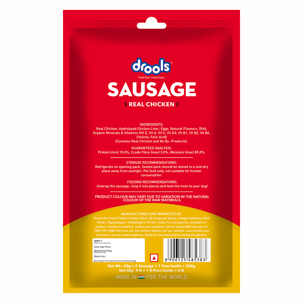 Drools Dog Sausage 5pcs