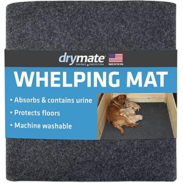 Dry Mate Whelping Mat Charcoal Grey 48X100 In