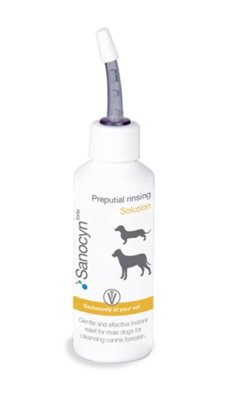 Sanocyn Dogs Preputial Rising Care - HOCL latest technology solution (75 ml) - Made in Austria