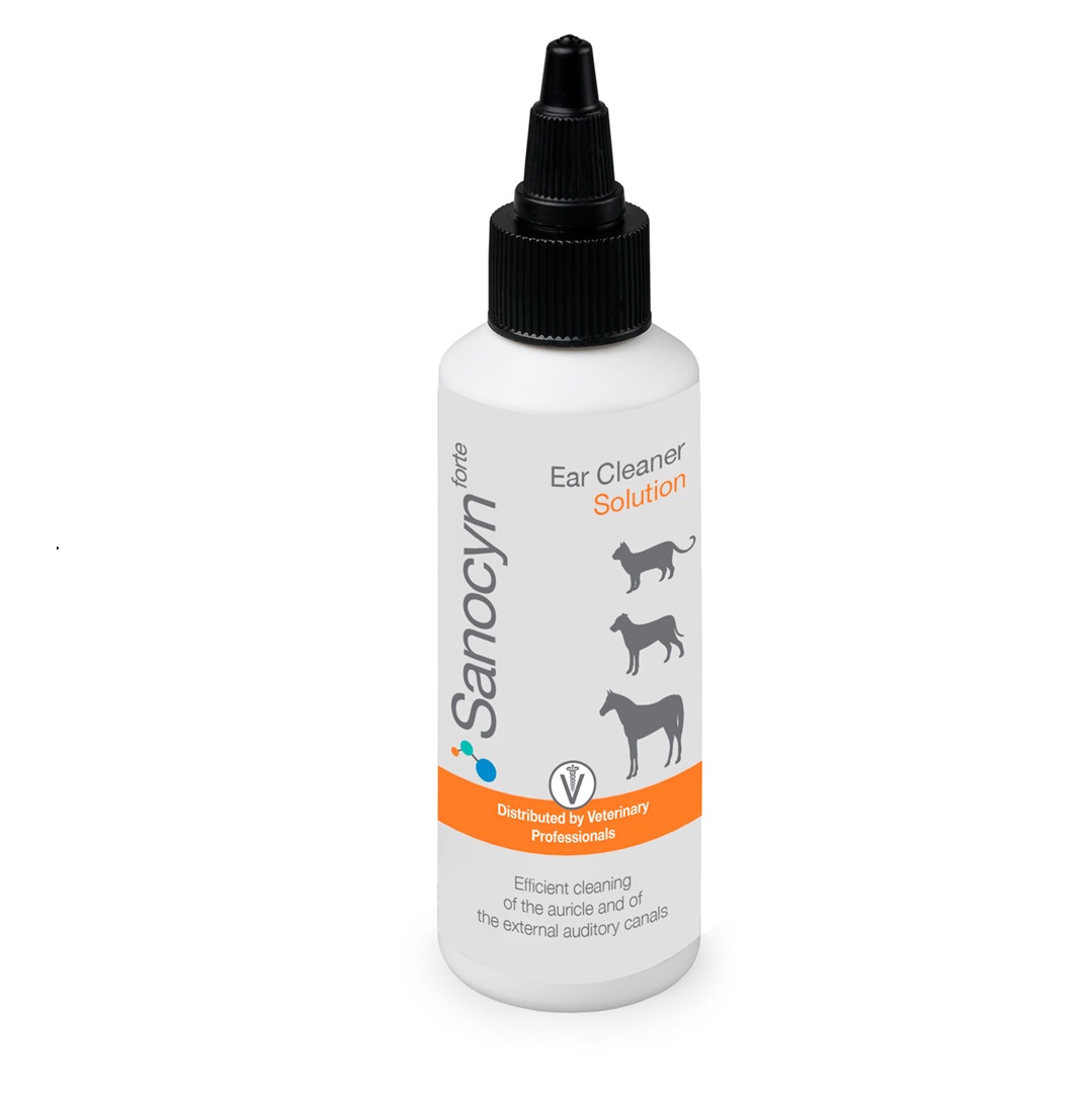 Sanocyn Dogs and Cats Ear Care - HOCL latest technology solution (75 ml) - Made in Austria