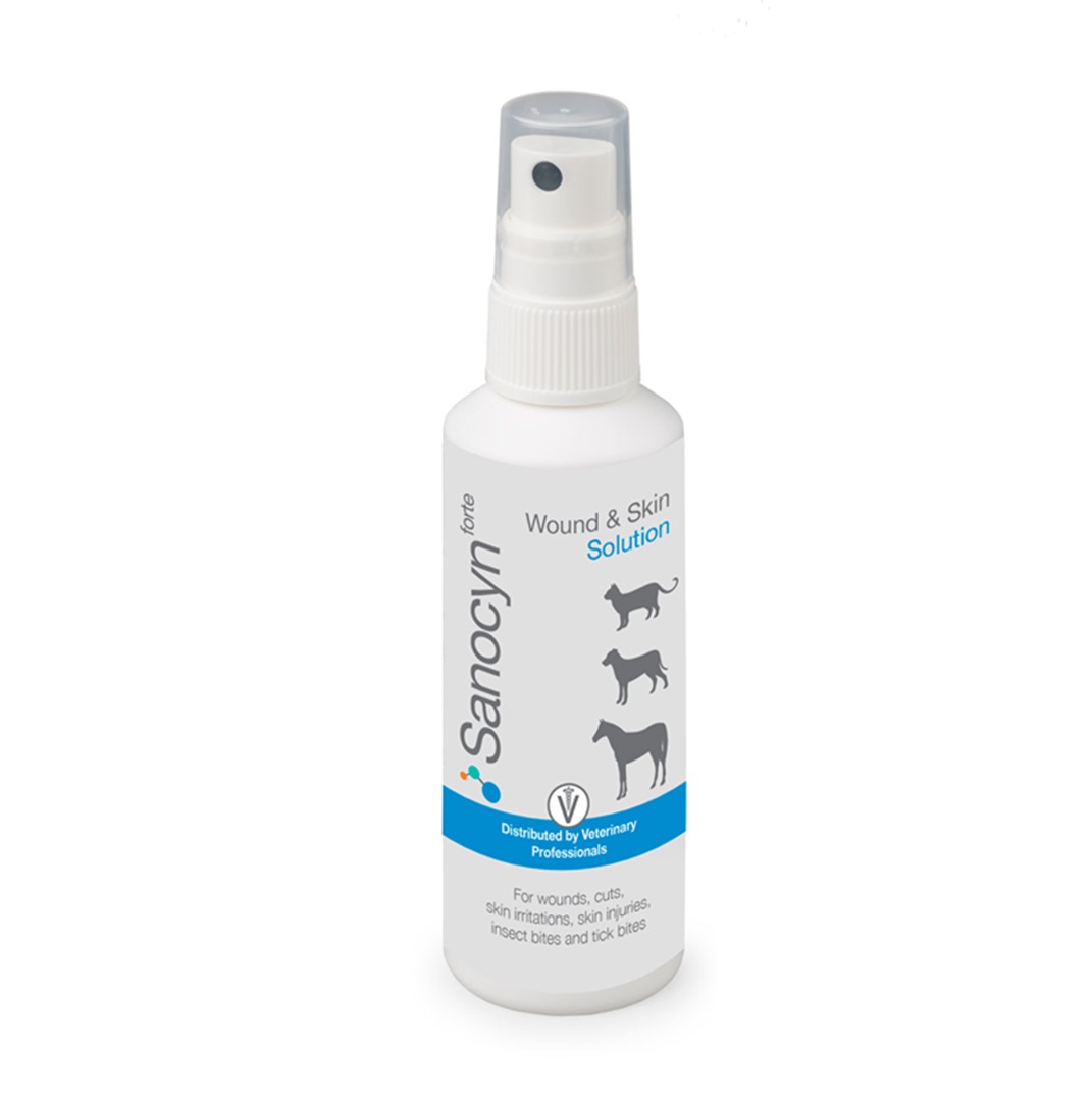 Sanocyn Dogs and Cats Skin Care Solution - HOCL latest technology solution (75 ml) - Made in Austria