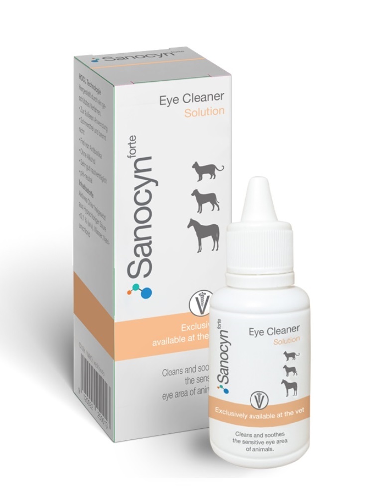 Sanocyn Dogs and Cats Eye Care - HOCL latest technology solution (75 ml) - Made in Austria