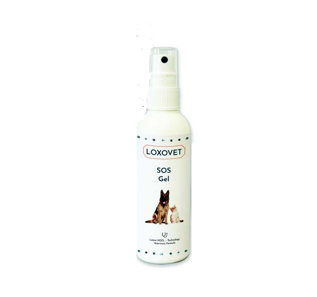 Loxovet Gel SOS - Skin Care for Dogs and Cats with Natural Ingredients (100 ml) - Made in Austria