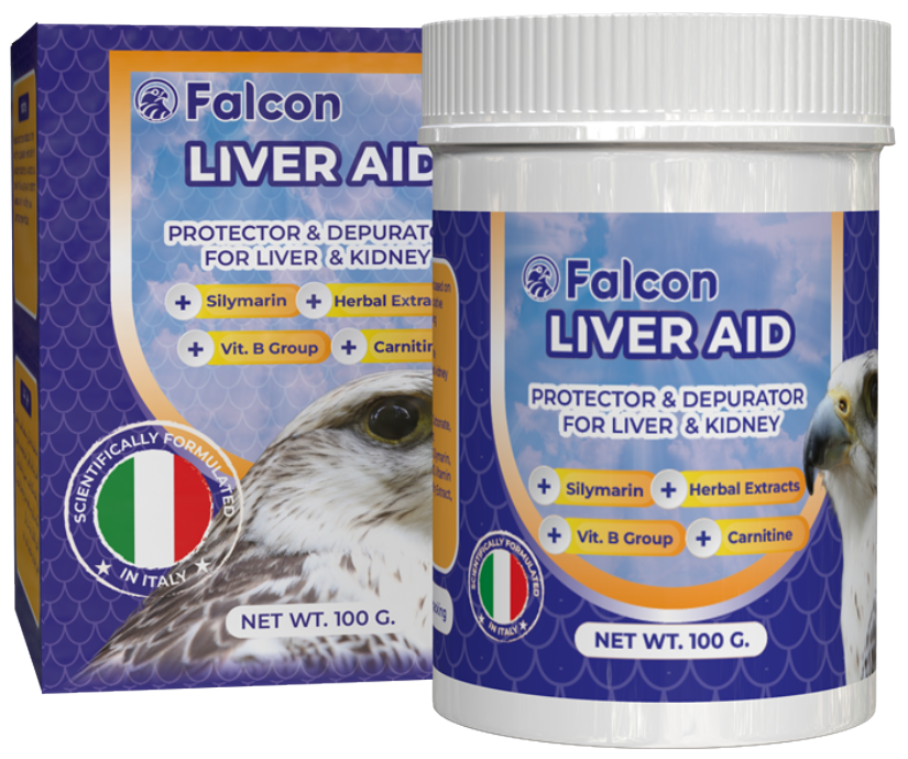 Geavet Falcon Liver Aid (100 g) - Protector and Depurator for Liver and Kidneys