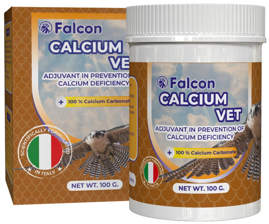 Geavet Falcon Calcium Vet (100 g) - Adjuvant in prevention of Calcium Deficiency