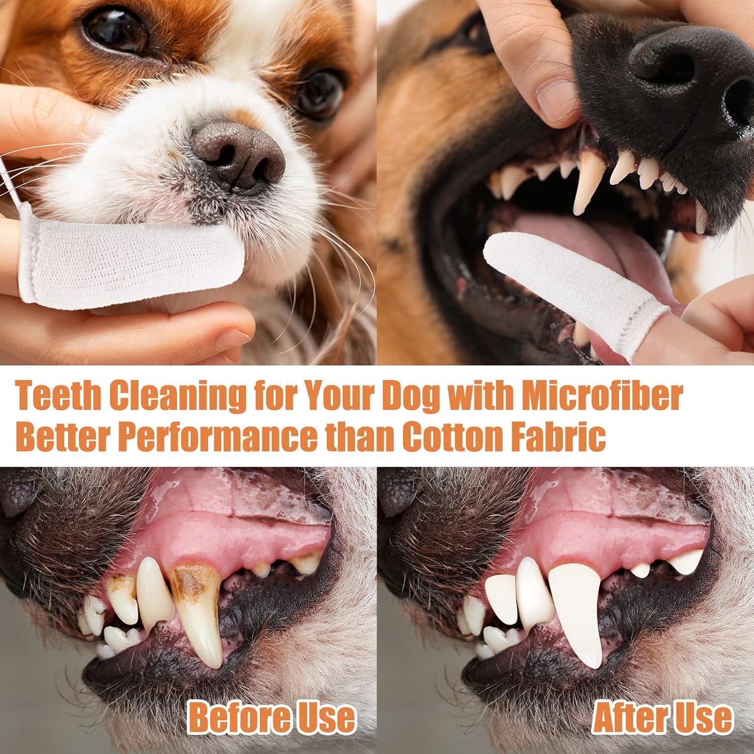 Loxovet Microfiber Tooth Cleaner