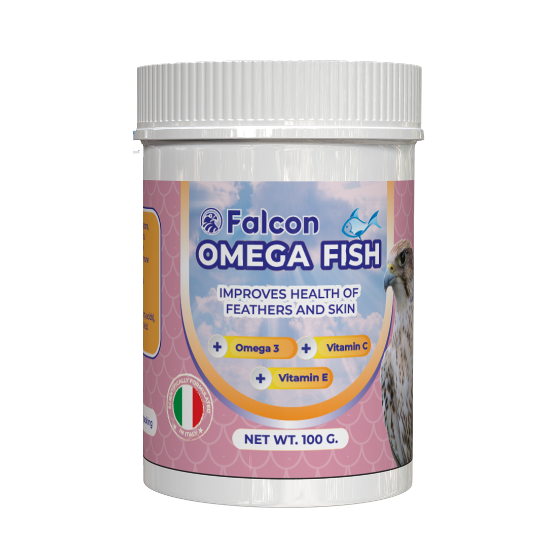 Geavet Falcon Omega Fish (100 g) - Improve health of feathers and skin
