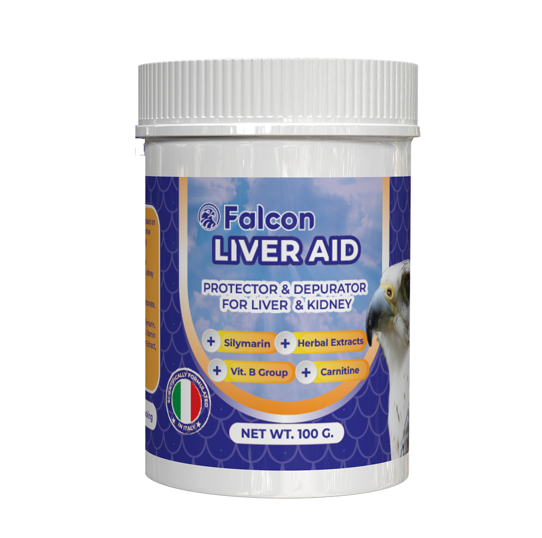 Geavet Falcon Liver Aid (100 g) - Protector and Depurator for Liver and Kidneys