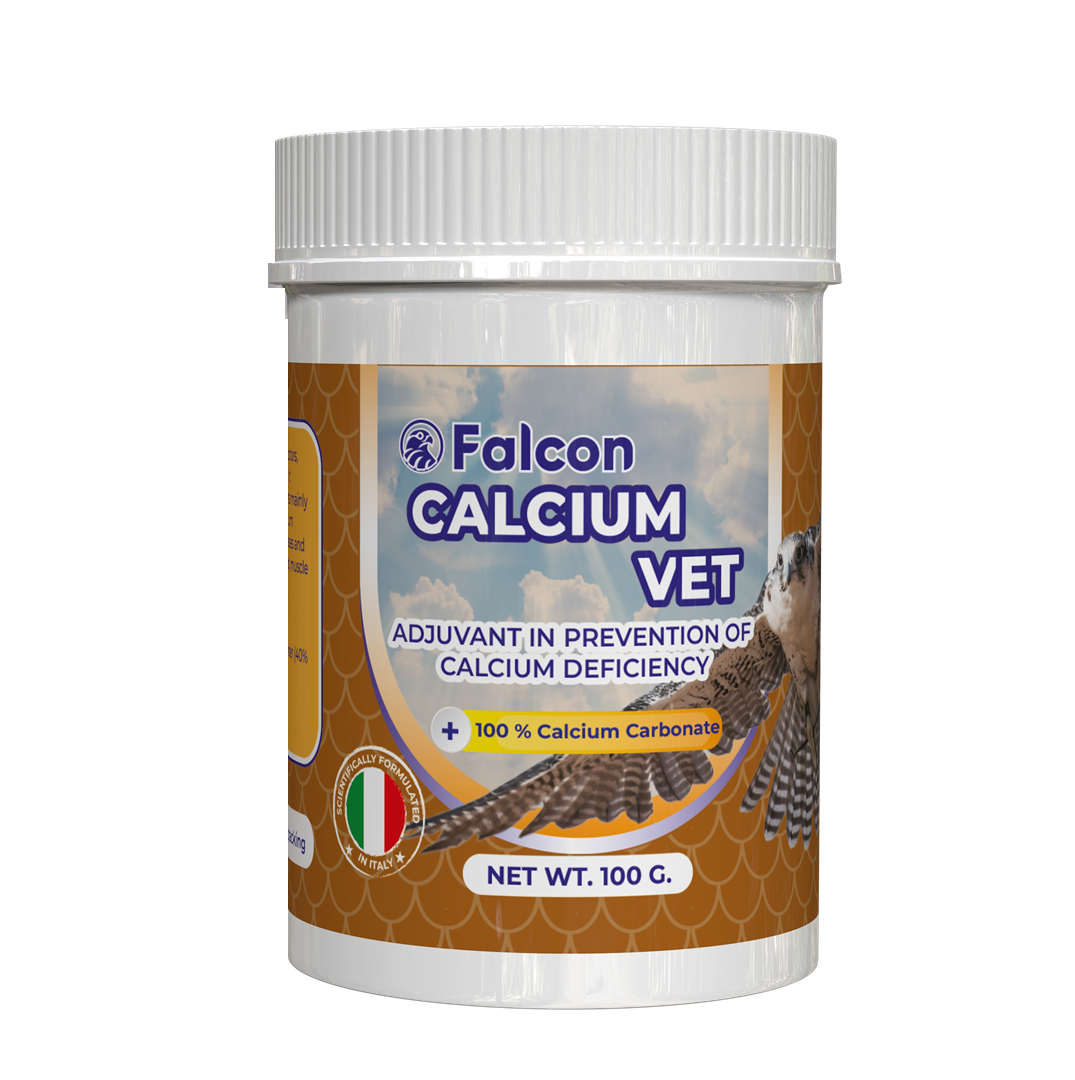 Geavet Falcon Calcium Vet (100 g) - Adjuvant in prevention of Calcium Deficiency