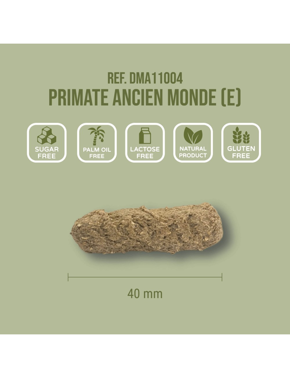 St Laurent Old World Primate (10 Kg) - Complete Extruded Pellet Diet for Old World Primates - Made in France